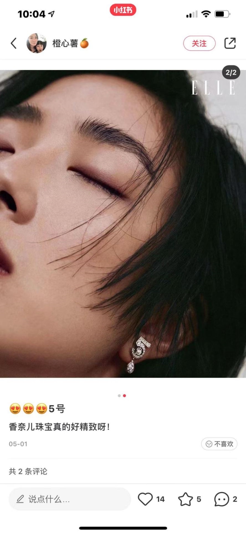 Ch**el earrings